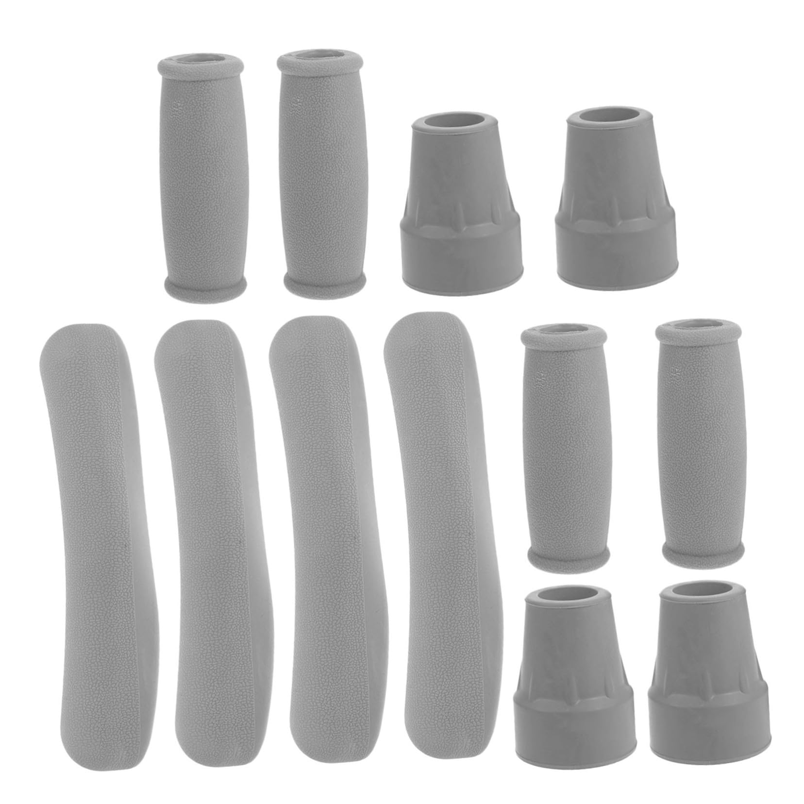 FRCOLOR 4 Set Di Paracolpi In Gomma Per Bastoni Da Passeggio Supporti In Gomma Per Stampelle Cuscinetti Ascellari Cuscinetti Inferiori Per Stampelle Punte Di Ricambio