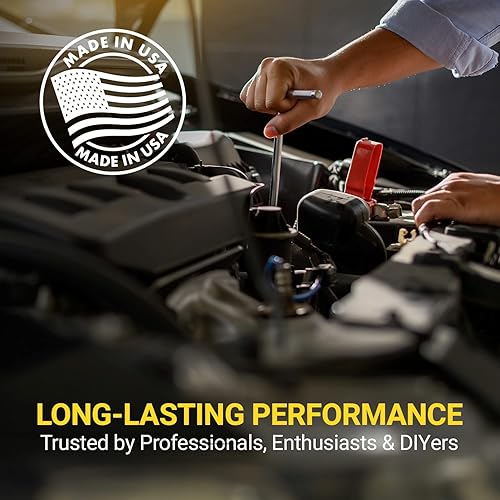 Miniatura 50 de Spartan Power - Cable de batería de 3 pies, juego de cables de calibre 4 AWG, 3/8 pulgadas M10, fabricado en EE. UU. 4 AWG-SET-3/8",1/0