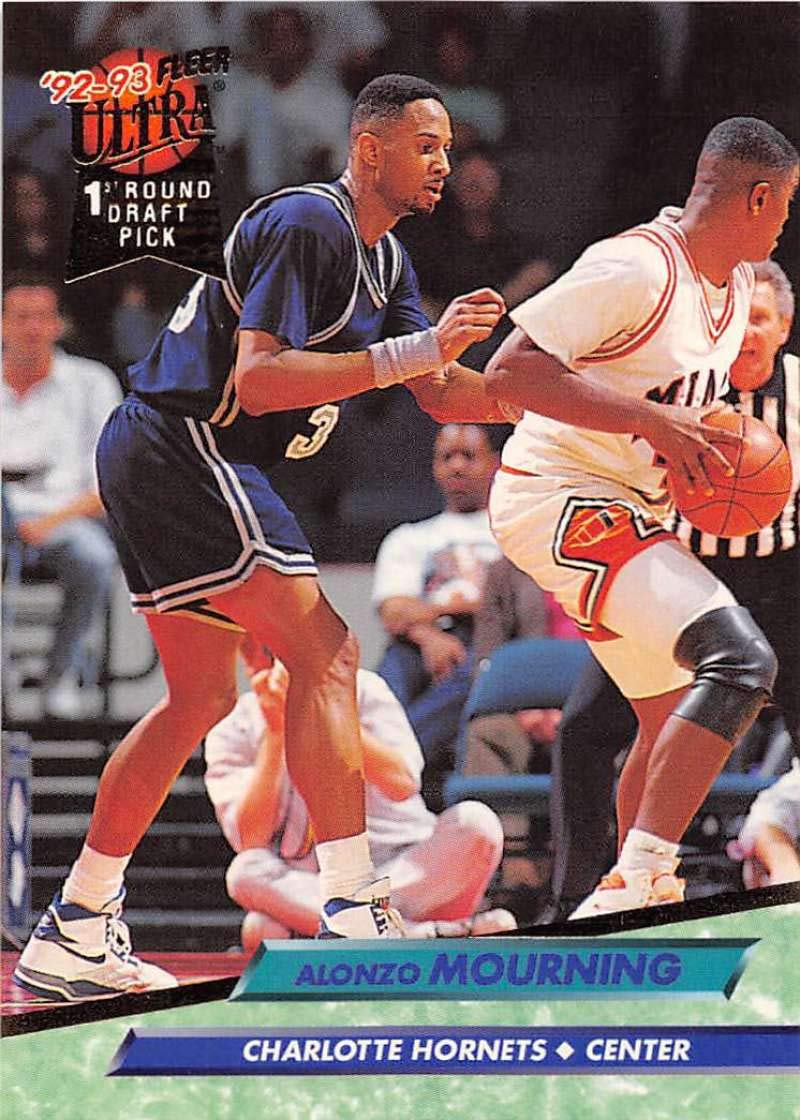Amazon.com: 1992-93 Ultra Basketball #193 Alonzo Mourning RC 