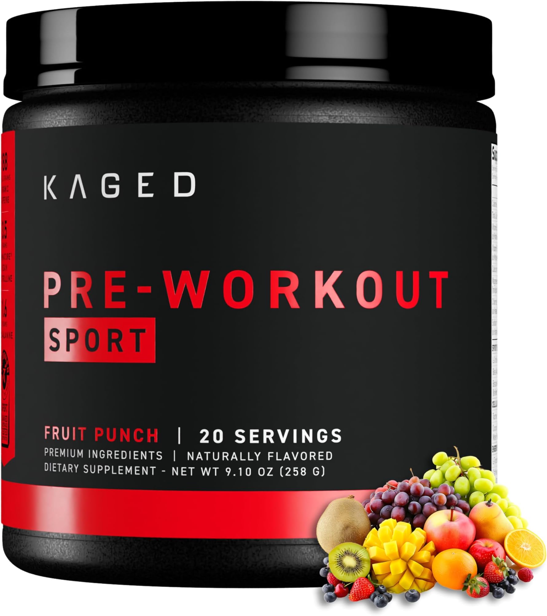 Muscle Pre-Kaged Sport, Fruit Punch - 272g