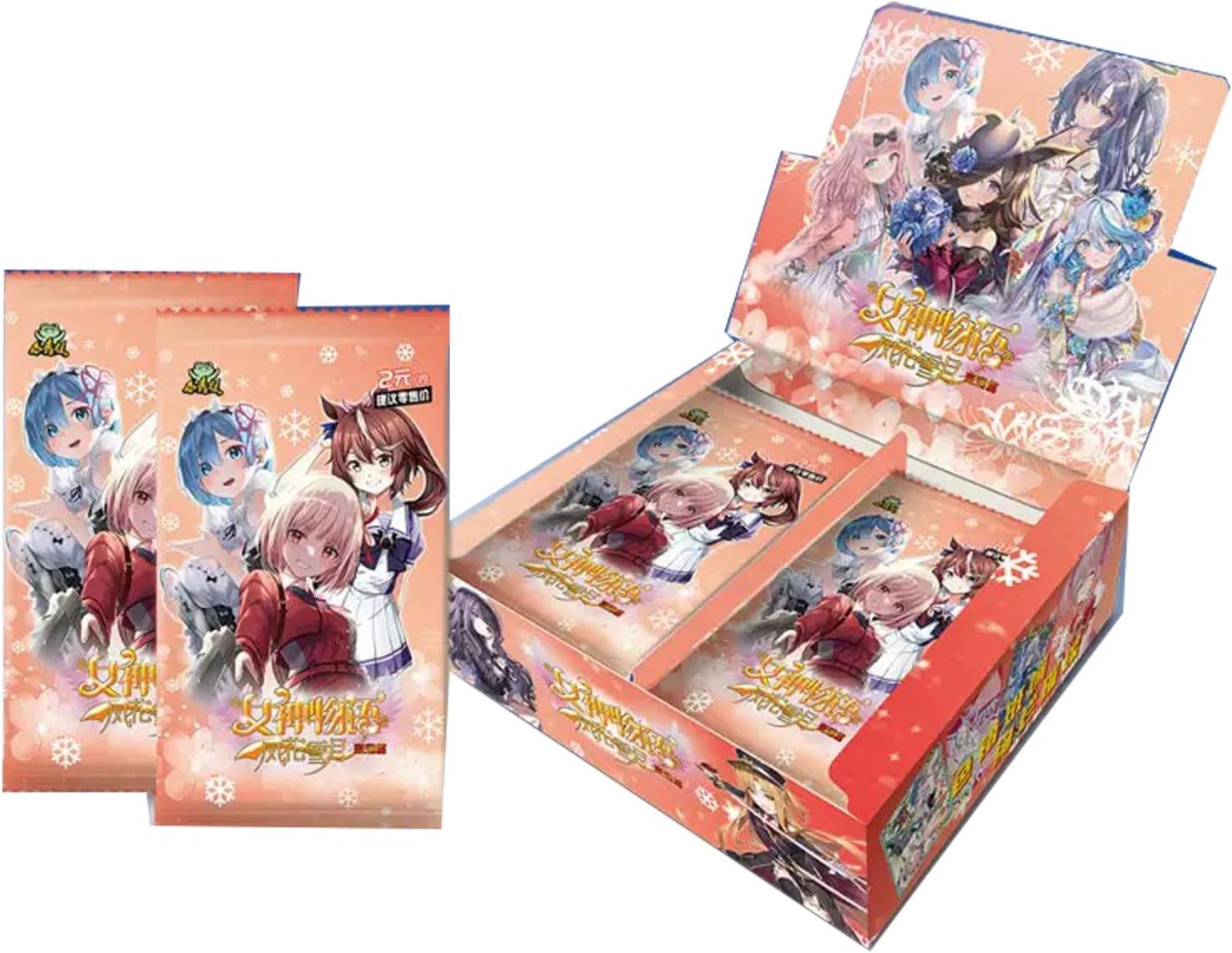 Goddess Waifu Cards Game,GS2-12, Anime Cards,1 Box 180 Cards Total (GS2-12)