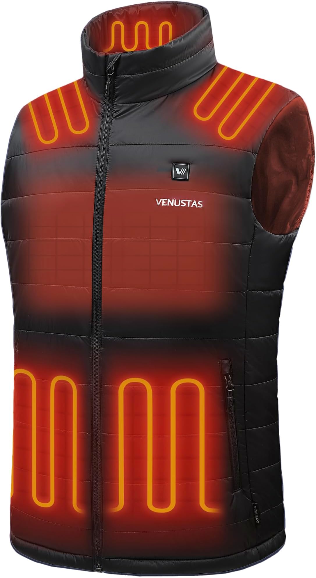 Men's Heated Vest with Battery, Lightweight Quilted Vest for Men