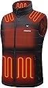 Venustas Men's Heated Vest with Battery, Lightweight Quilted Vest for Men