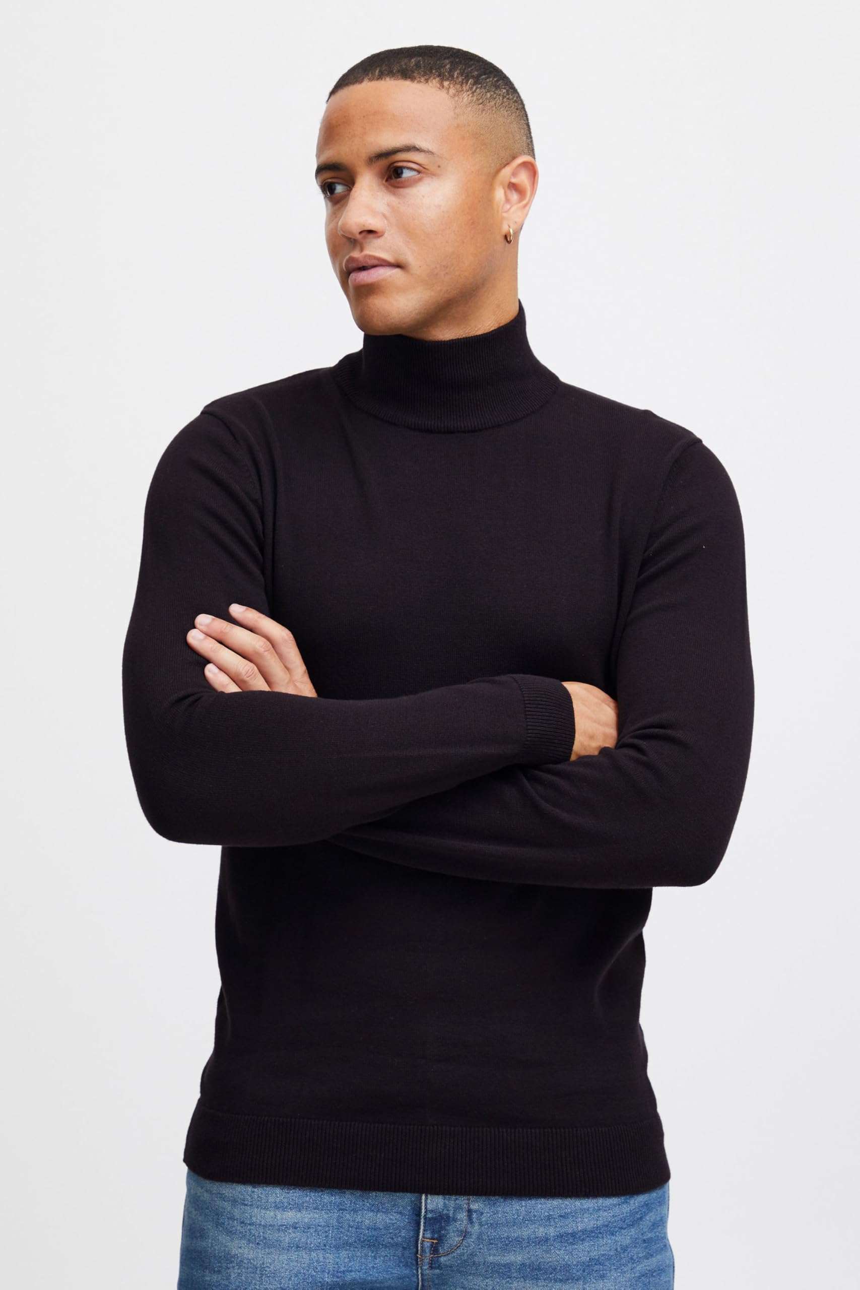 !Solid SDArio Herren Rollkragenpullover Feinstrick Pullover