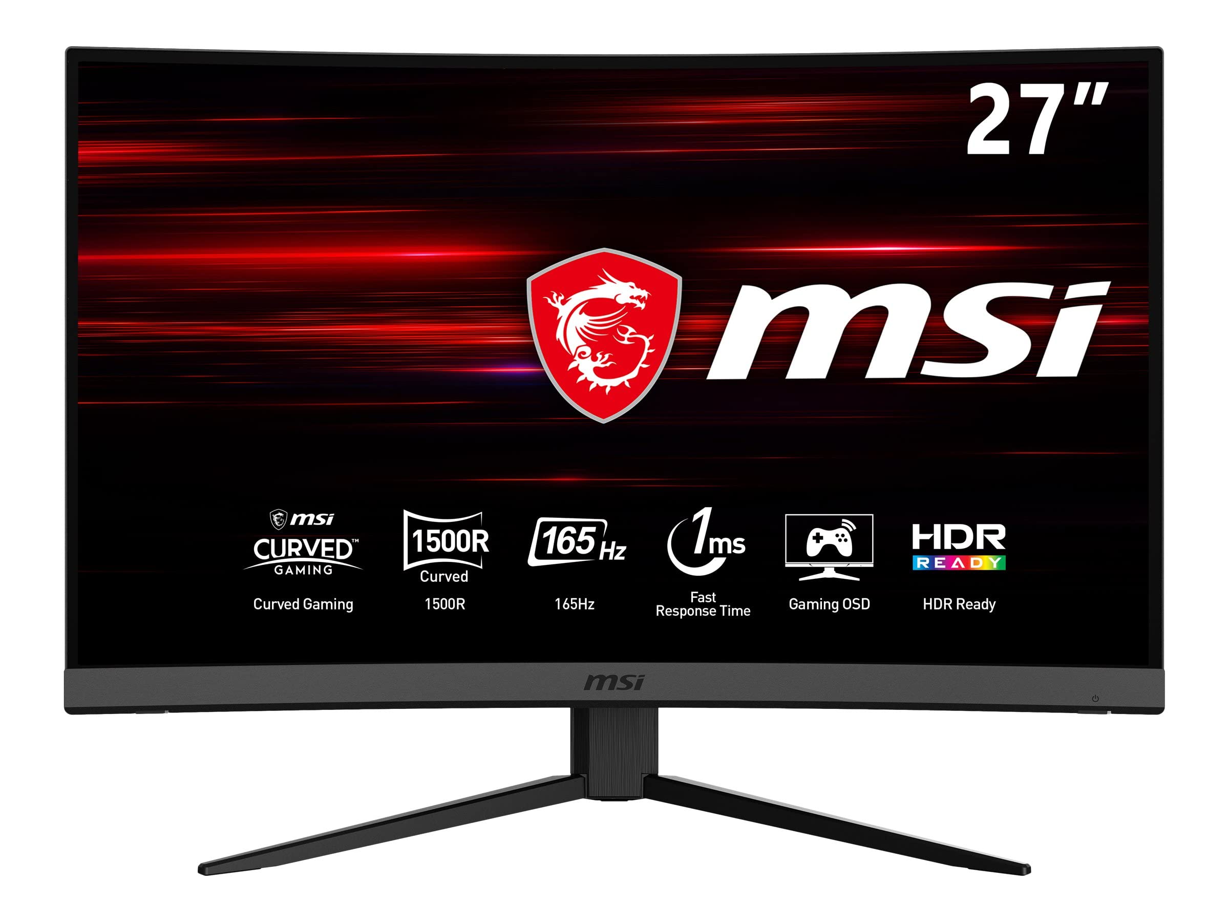 MSI Optix G273QF 169 Aspect Ratio AntiGlare Super Narrow Bezel 1ms