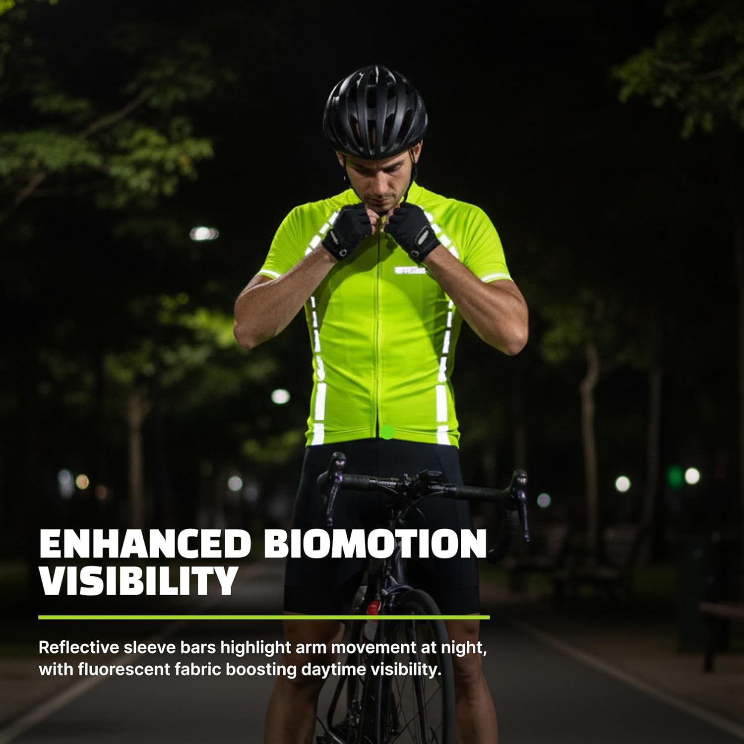 ReflecToes Reflective Cycling Jersey Full Sleeve for Men & Women – Breathable Bike Shirt