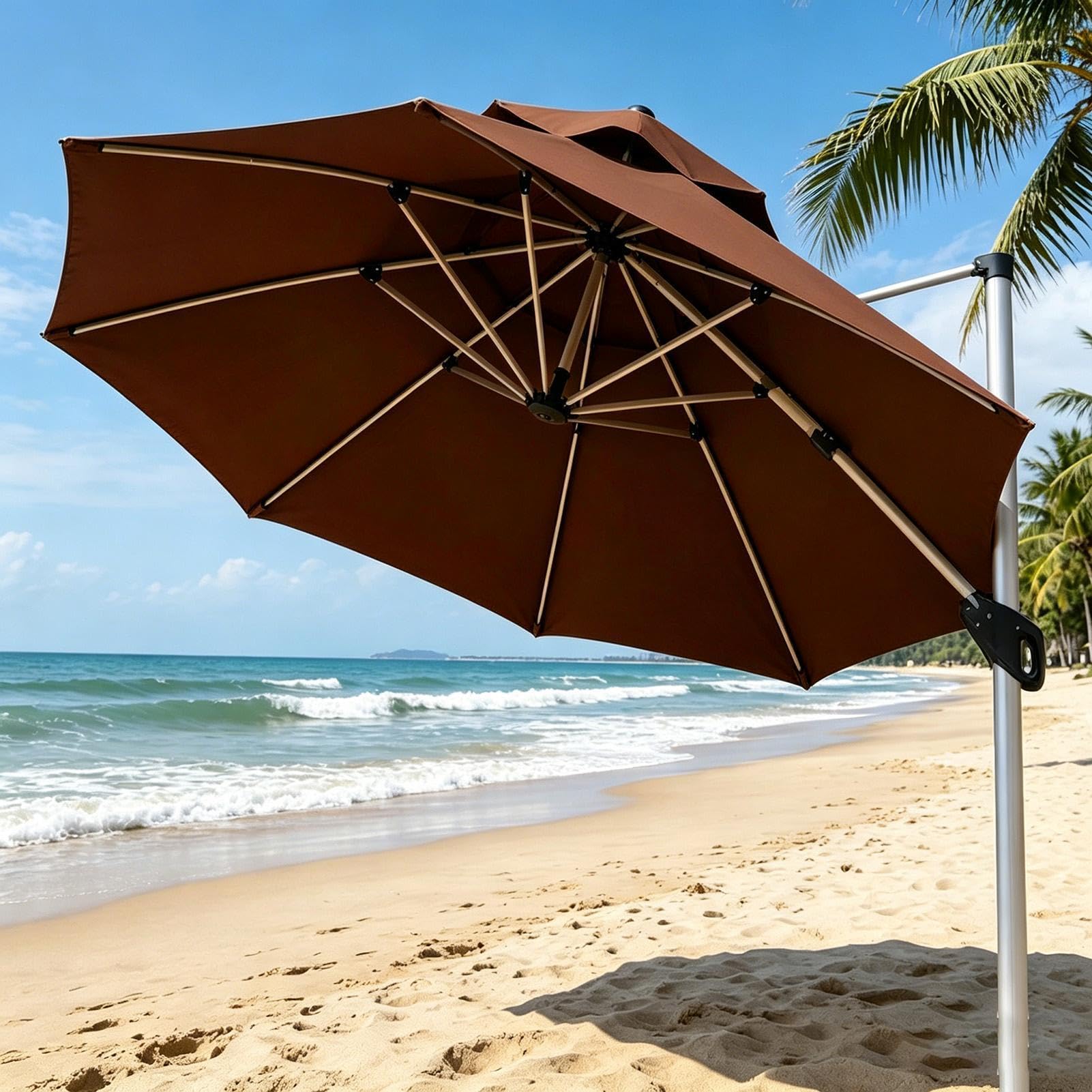 Toile De Remplacement Pour Parasol De Patio Pièces Parasol Extérieur