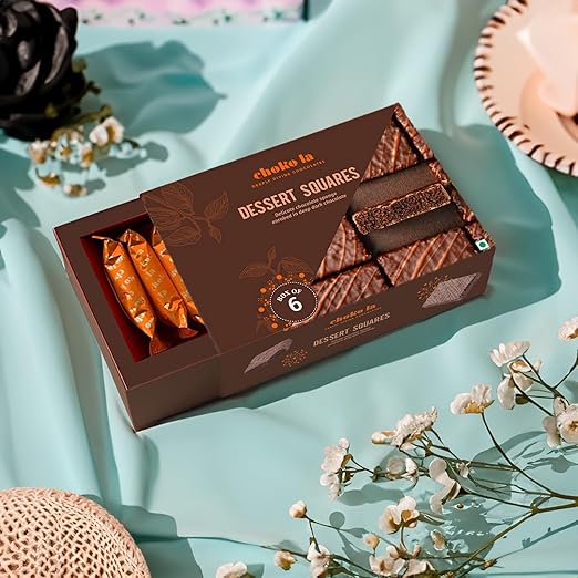Chokola Dessert Square Gift Box - Chocolates Gift Pack - 90g