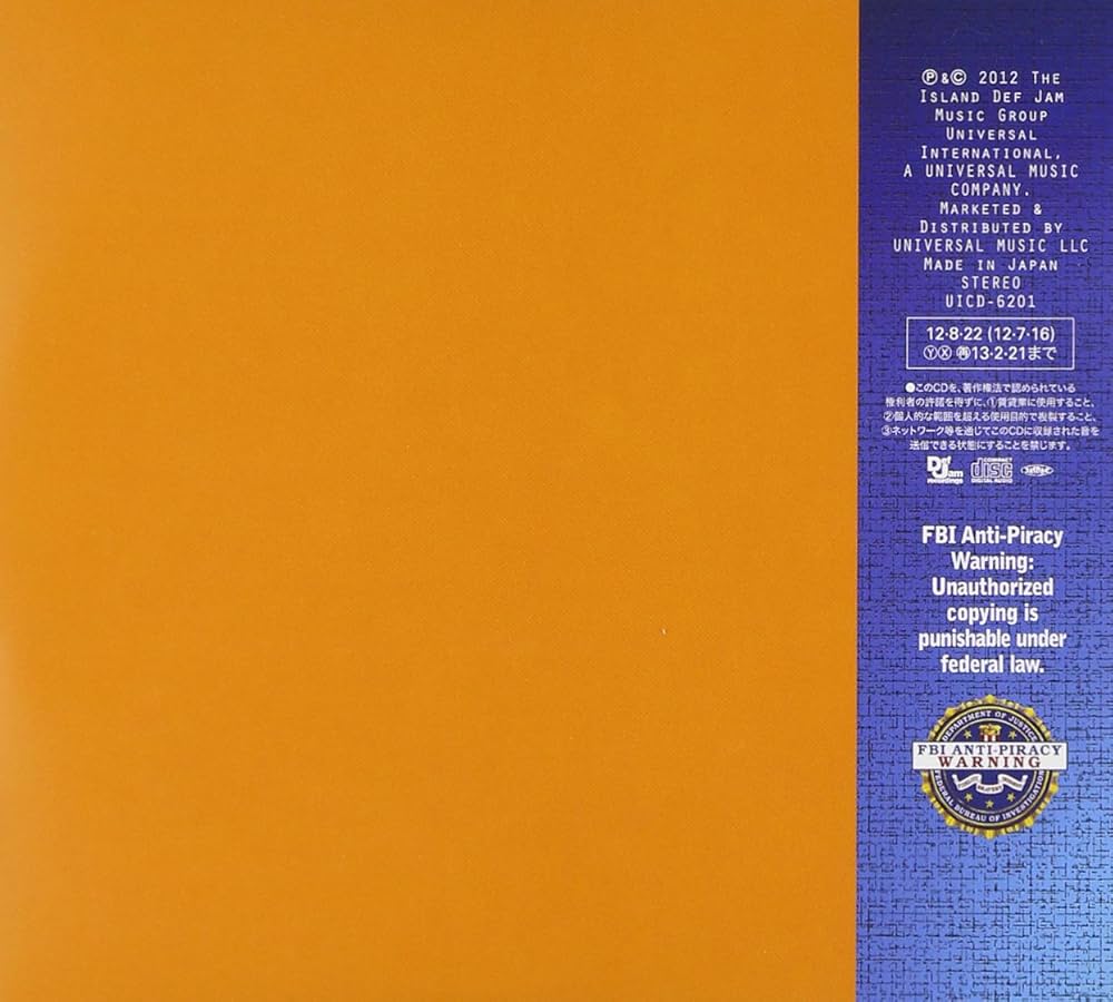 Frank Ocean channel ORANGE 限定版 マーブルイエロー Frank Ocean channel ORANGE 限定版 マーブルイエロー Frank