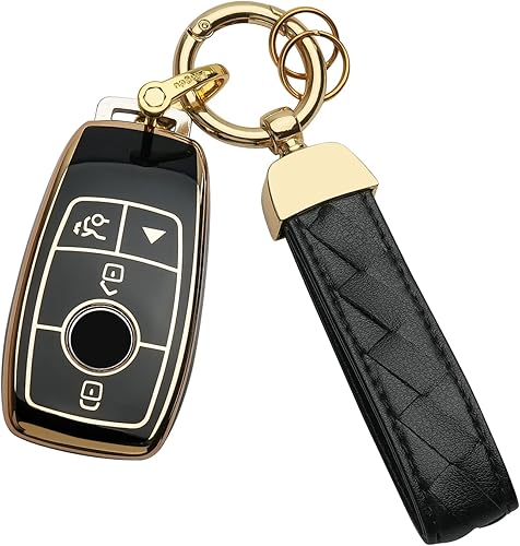 Miniatura 8 de Funda para llavero de Mercedes Benz para Mercedes Benz 2019-2021 Clase A Clase C Clase G Clase G 2017-2020 Clase E Clase S Funda para llave