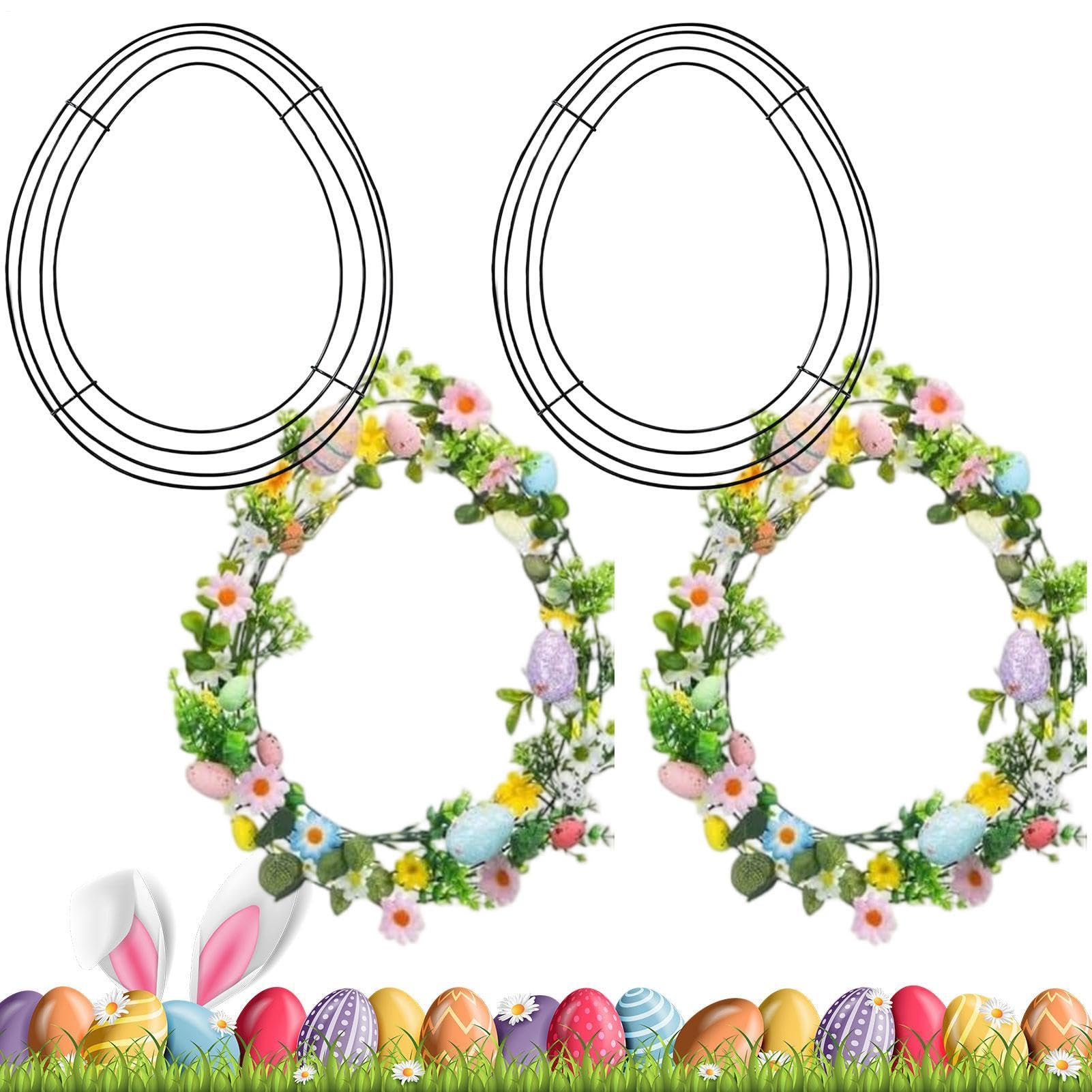 Couronne de printemps pour porte d'entrée accueillante et fête de Pâques