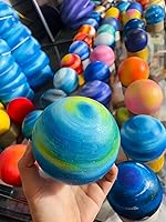 Vista 2 de Crafare Paquete de 4 bolas de espuma de 4 pulgadas para manualidades, bolas de espuma de poliestireno blanco lisas para manualidades, hogar