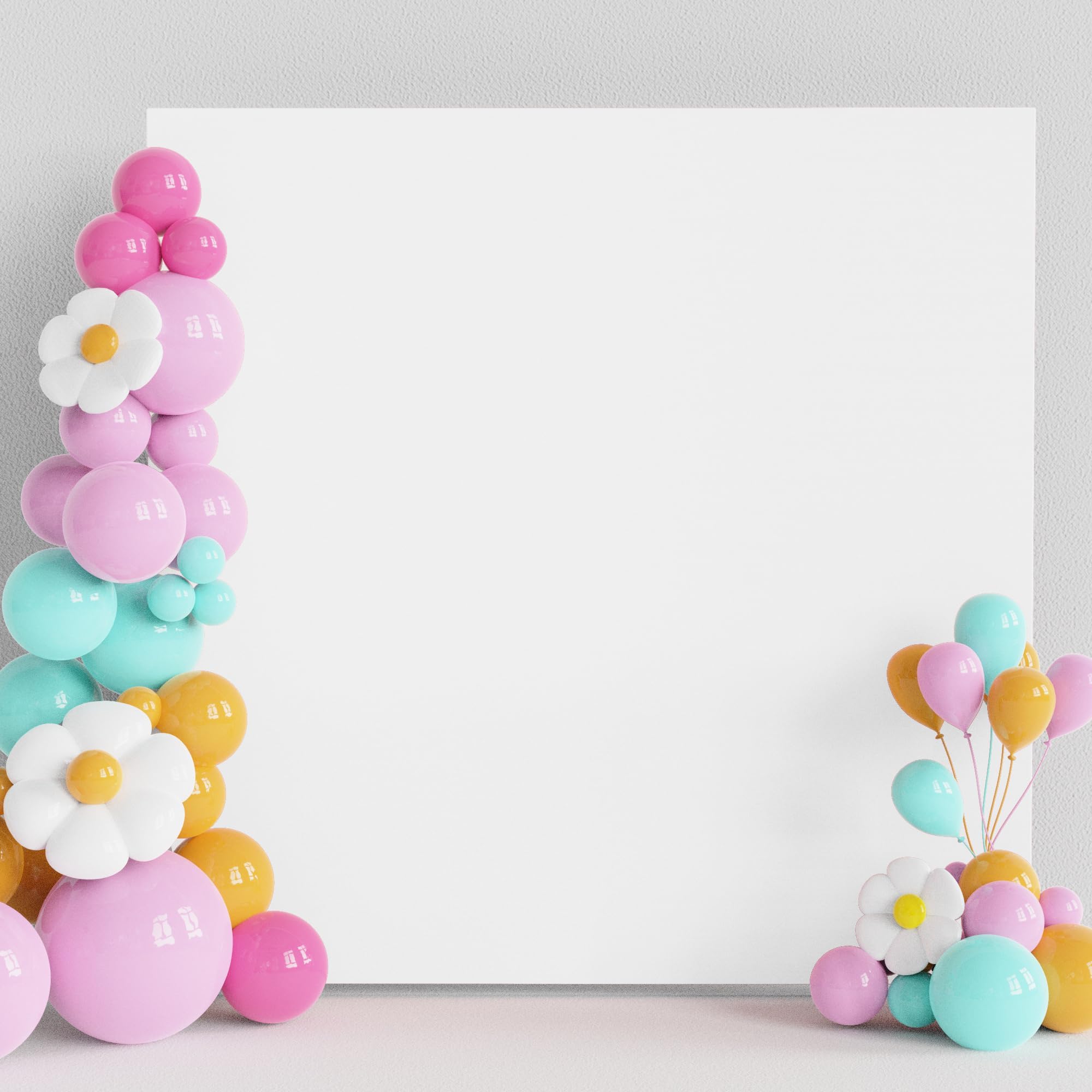 Wokceer Wedding Arch Cover White 6.6FT x6.6FT Square Arch Backdrop Covers Spandex Fitted Balloon Arches Covers Stretchy Backdrop for Birthday Party Wedding Ceremony Banquet Decoration