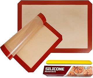 STATINT Non-Stick Silicone Baking Mat, Premium Food Safe - Pack of 2, fo...