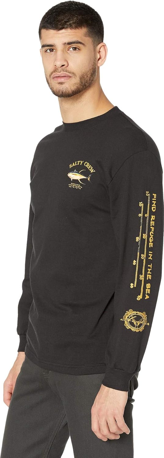 Salty Crew Ahi Mount LS Tee - Men's Fashion Casual Long Sleeve Shirts Cotton Shirts - Regular Fit - Lifestyle Beach Apparel - Image 2