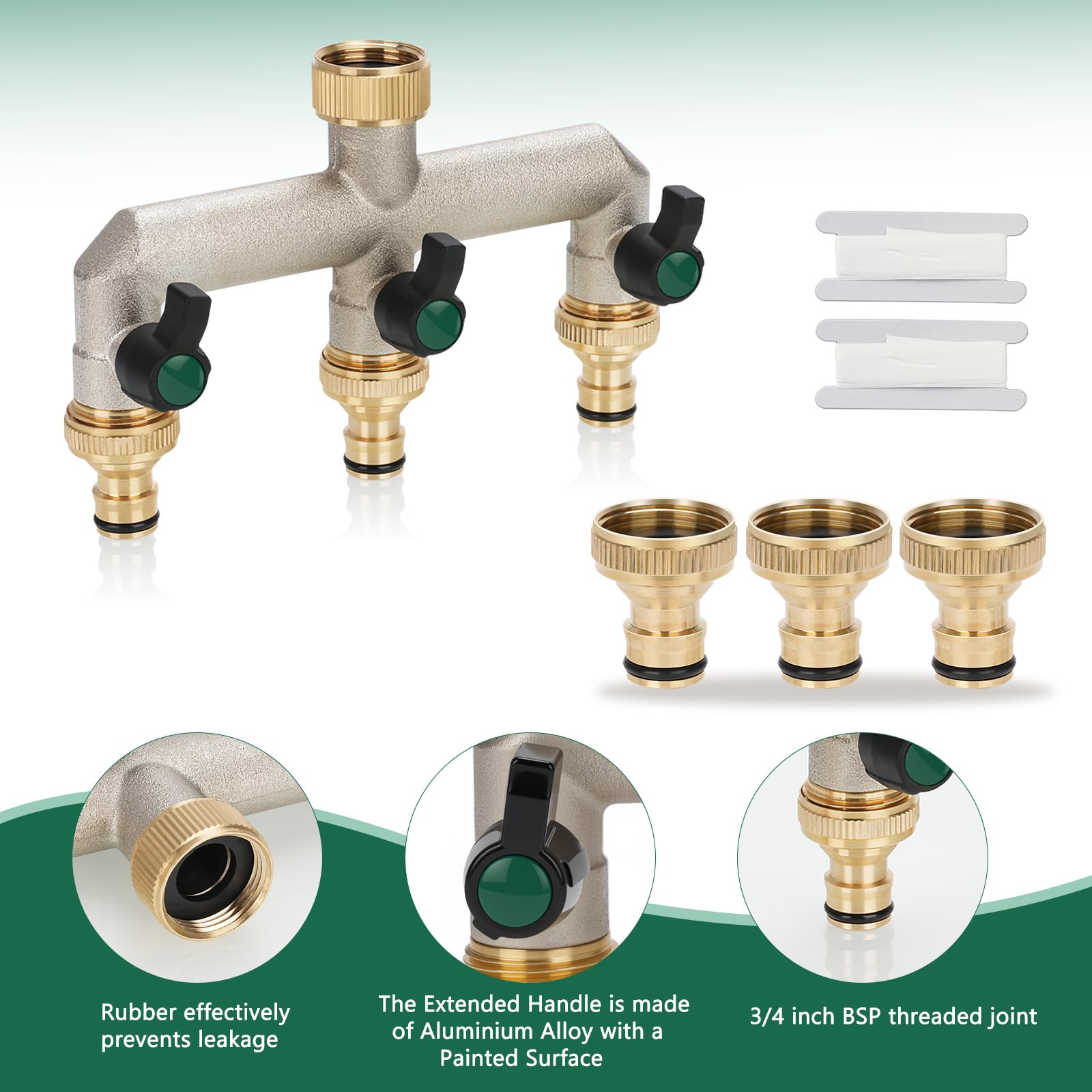 Splitter per tubi da giardino a 2 vie Connettore per tubo da 3/4'' a Y Deviatore Rubinetto Connettore per tubo flessibile – acquista a prezzi convenienti sul marketplace