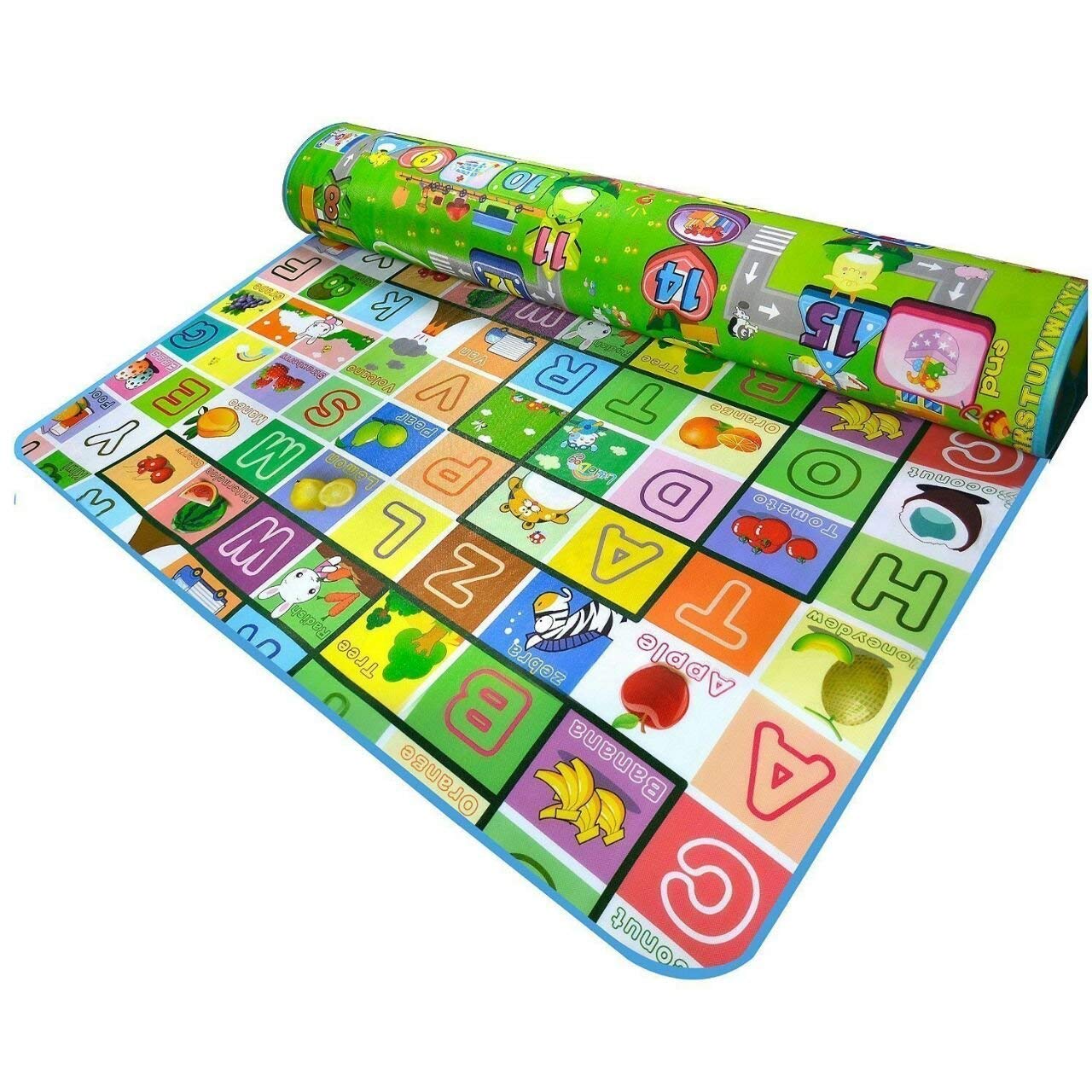 Alokrupswam Baby mat Waterproof Double Side Baby Play Crawl Floor Mat for Kids Picnic School Home (Size -6 X 4 Foot) - Review, Price and Buying Guide