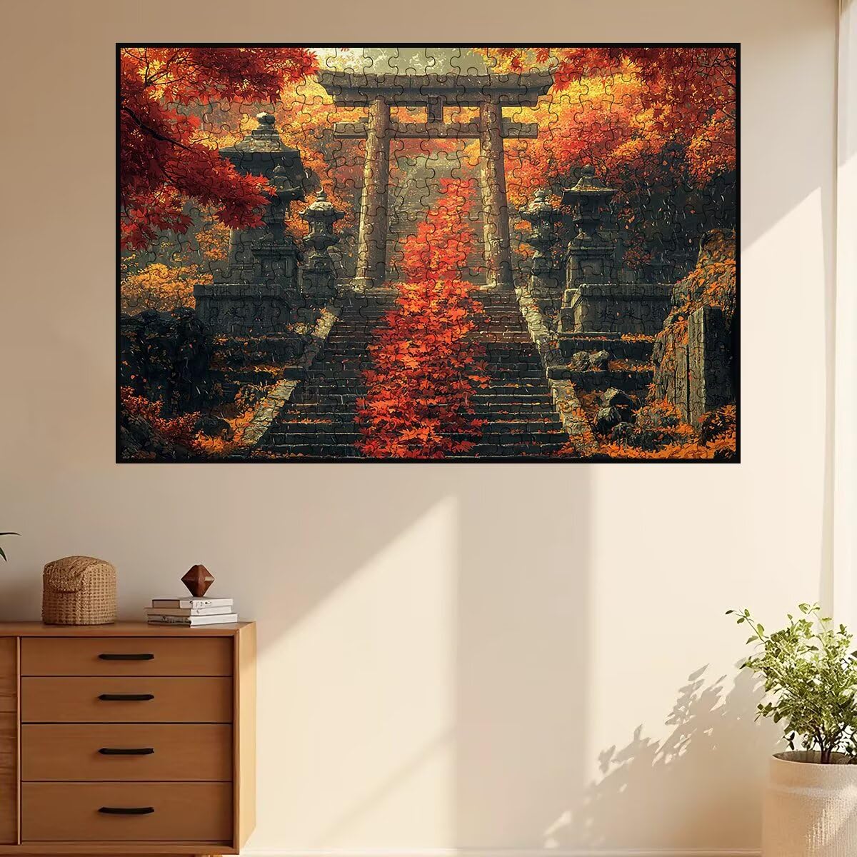 Puzzle 2000 Pezzi Autunno, Puzzle Retrò per Adulti, Puzzles in Legno Intrattenimento Creativo, Divertimento, Puzzles Educativi Classici con Confezione di Alta Qualità Idea Regalo Donna Decor -3262