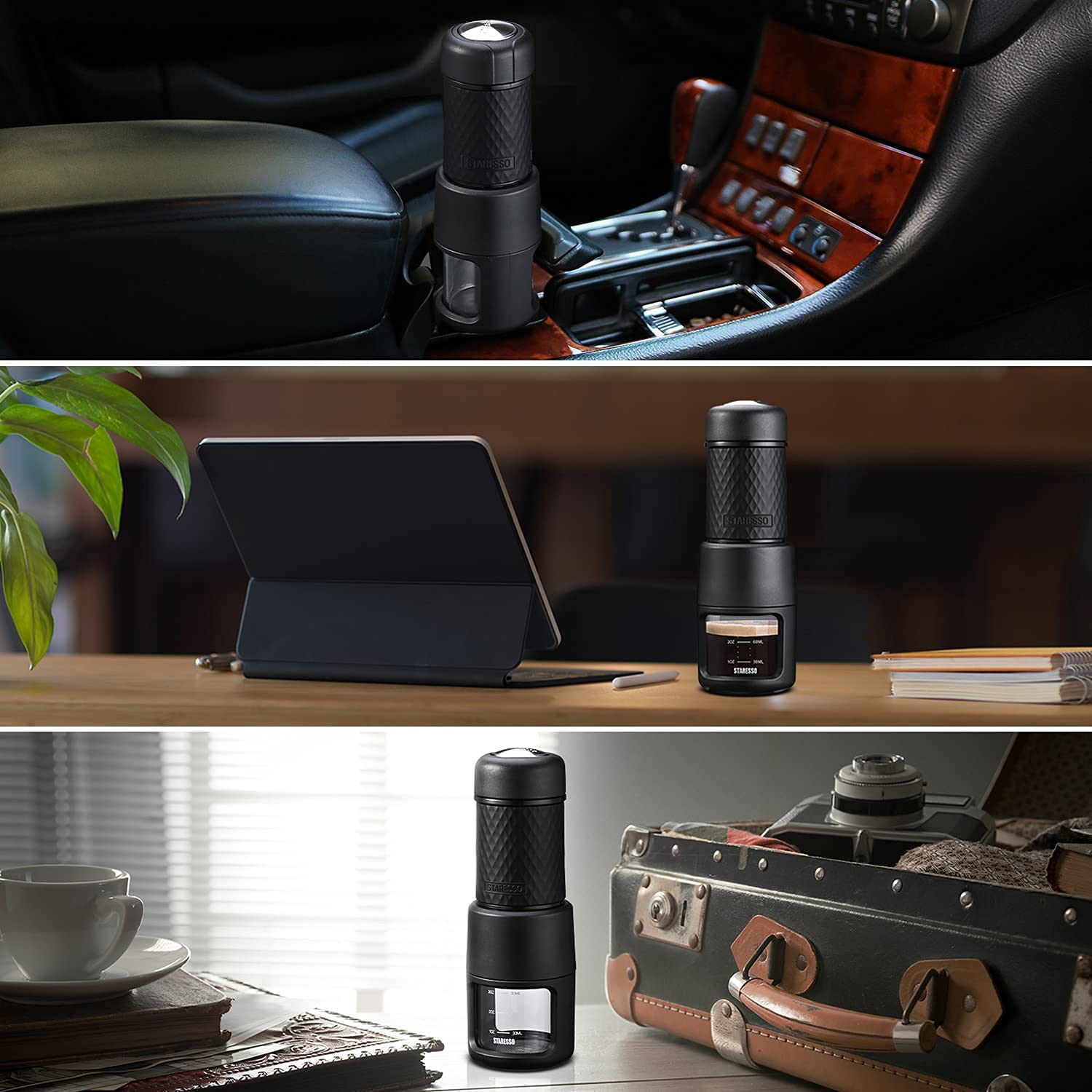 STARESSO Portable Espresso Machine Manual Espresso with Rich & Thick