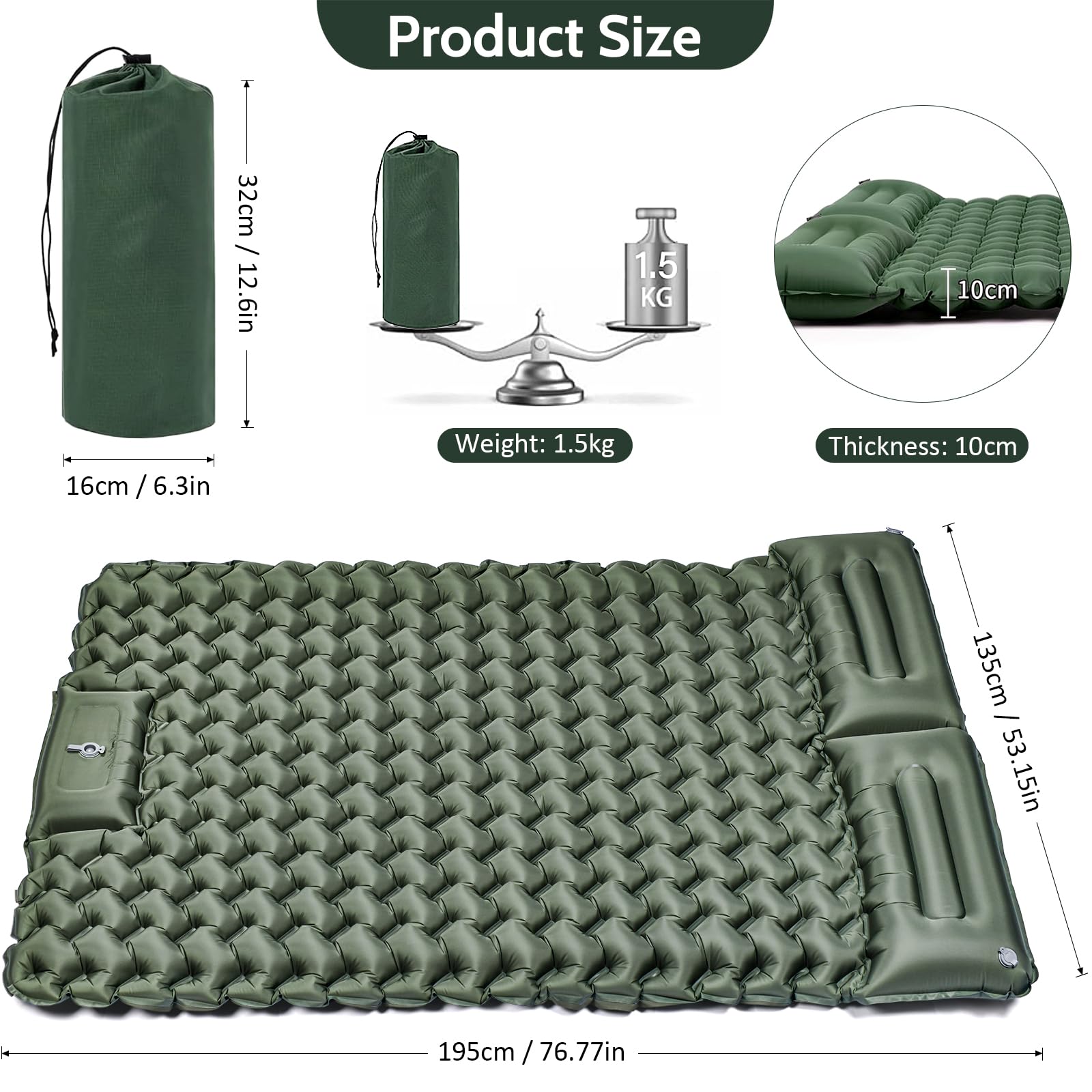 Bestseller Opvouwbare Dunne Camping Matras Outdoor Wandelen Gebruik Koreaanse Ze