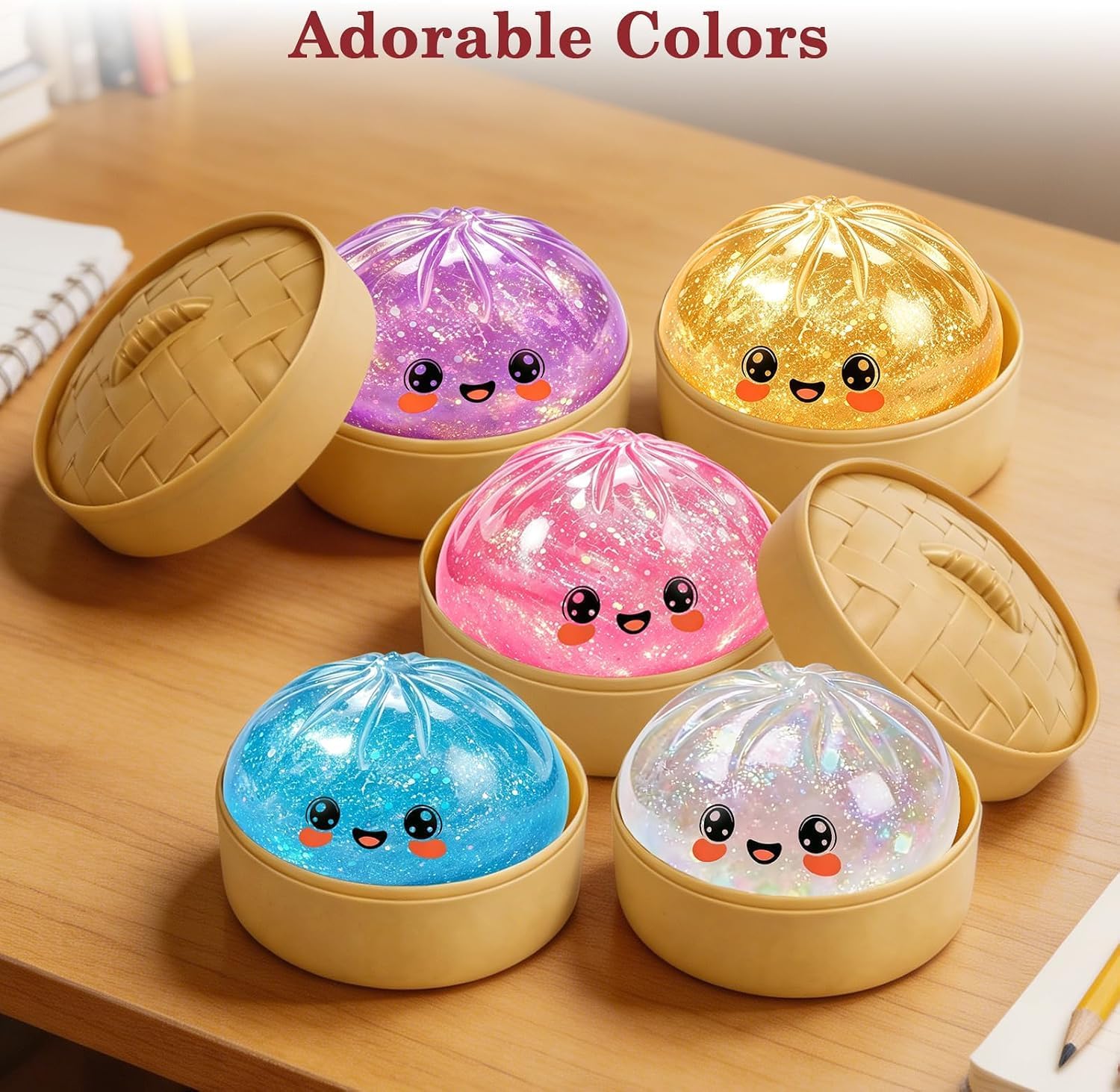 DaMpLiNg Squishy Ball | DaMpLiNg Squishy Blind Box | Cute Big DaMpLiNg Stress Ball | Fidget Sensory Toy for Adults Anxiety Relief | ( Rendom Pic of 1 Multicolour ) — Amazon image 9