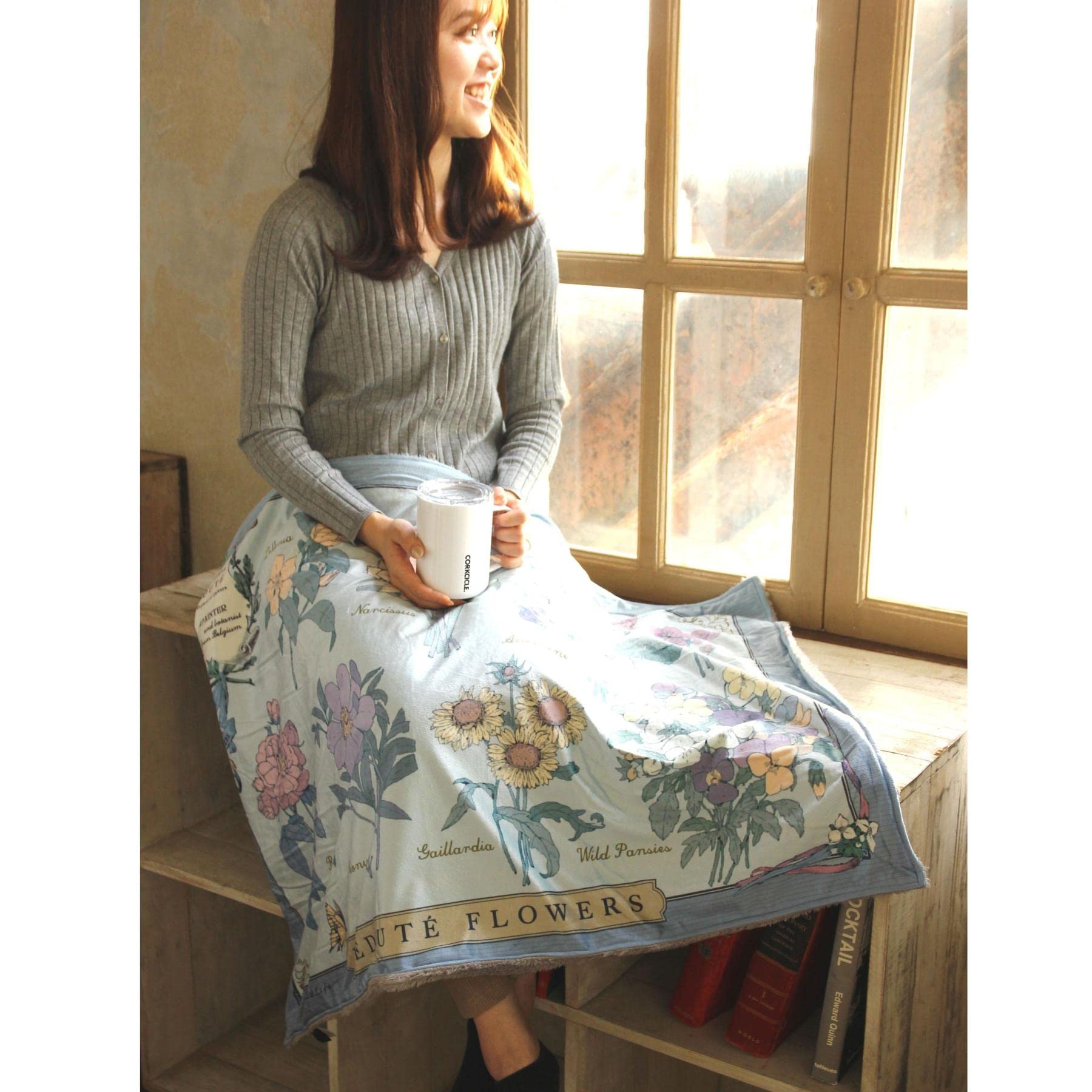 Amazon｜SPICE OF LIFE(スパイス) クラシカル ボア ブランケット