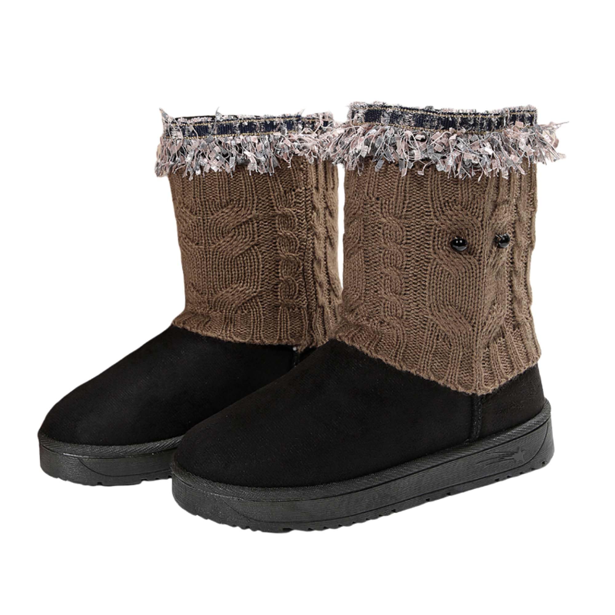 Womens Fashionable Snow Boots With Winter Fur Lining Warm Boots for Comfortable and Cold Resistant use Suitable for