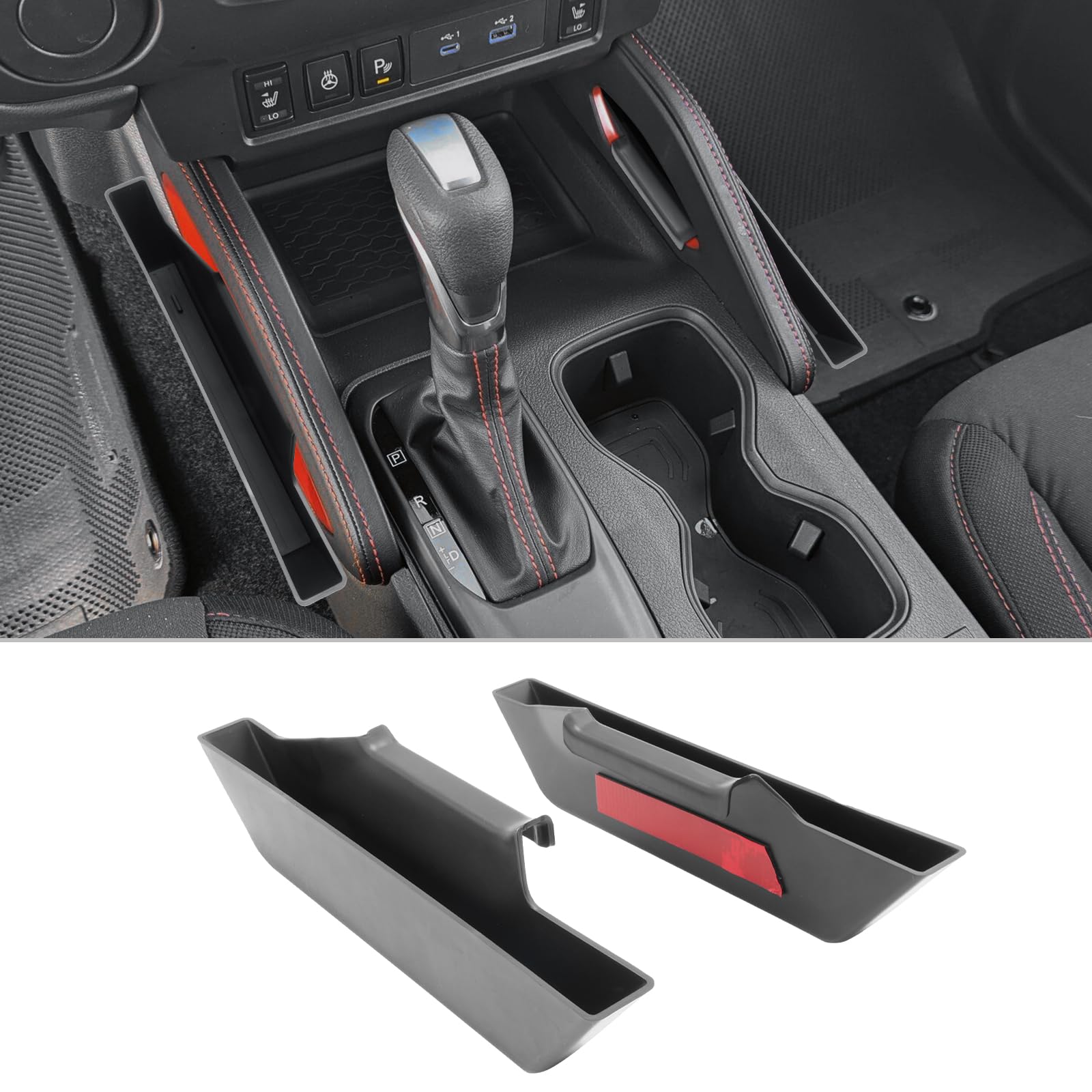 CDEFG 2Pcs for 2022-2025 Nissan Frontier Center Console Organizer