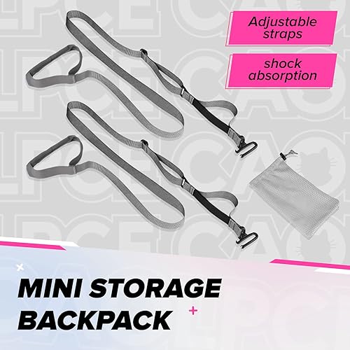 Miniatura 7 de Ski Harness for Kids, Kids Ski Harness Strap with Retractable Leashes, Toddler Skis Kids Snowboard Teach Speed Control