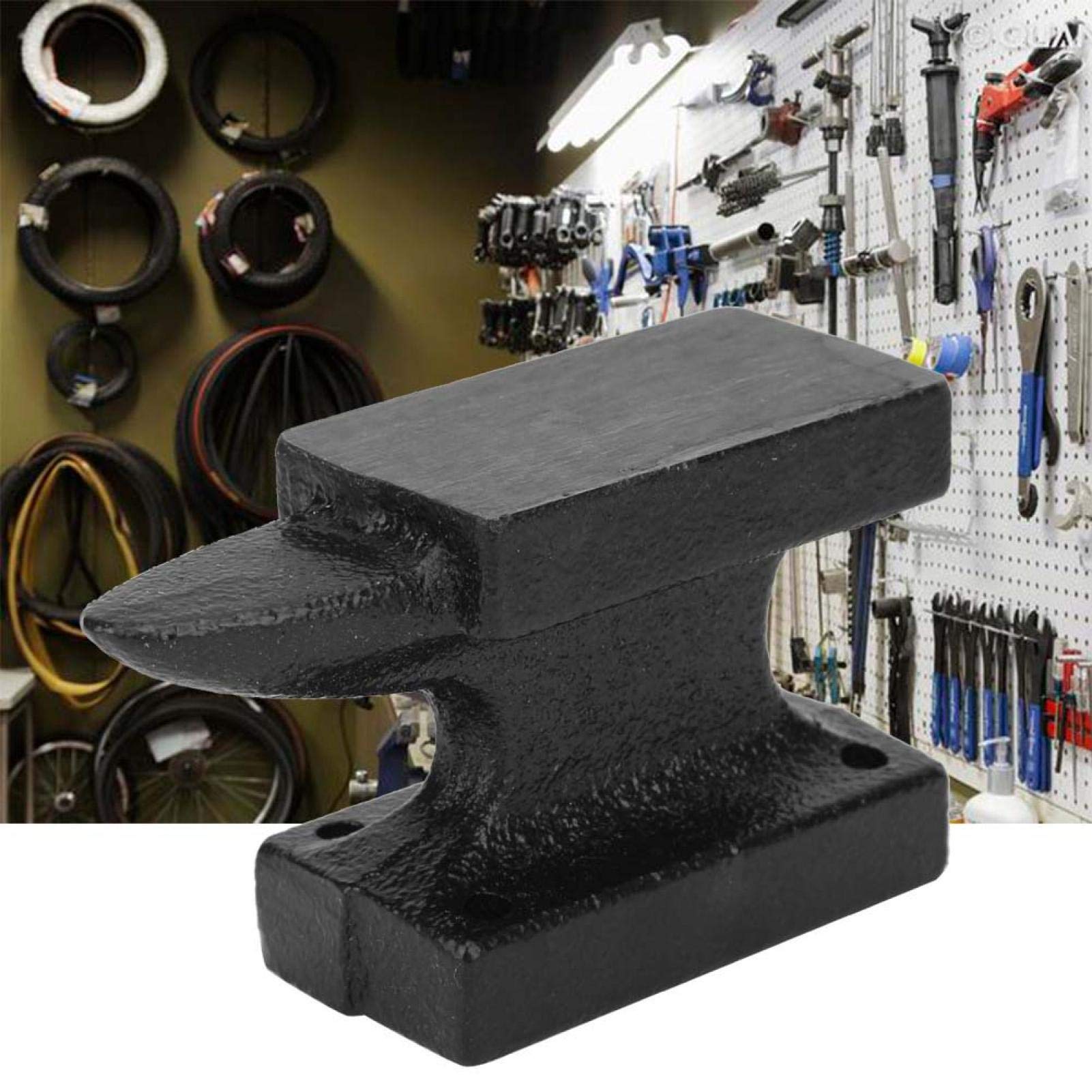 Amboss Tischklaue Amboss DIY Handarbeit Kleiner Amboss Fitter Heavy Duty Percussion Pad Amboss Pad Eisenwerkzeug (zufällige Farbe)