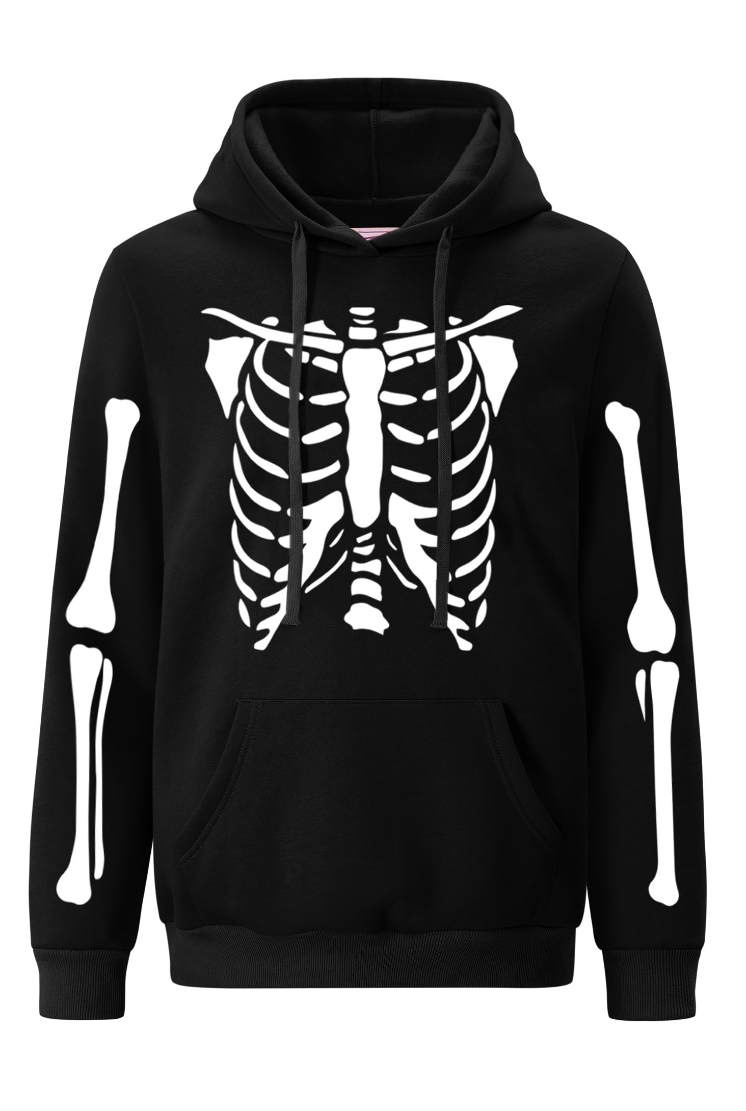 Arvilhill Men's Halloween Pumpkin Hoodies Skeleton Sweatshirts with Pocket