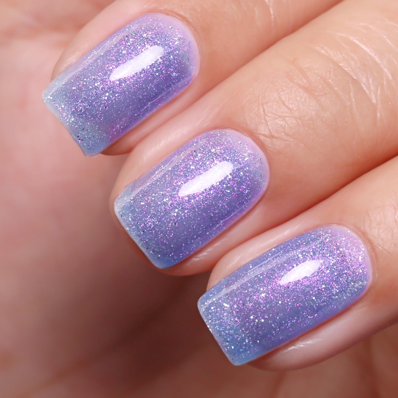 Ozzeal Iridescent Nude Mauve Pink Gel Nail Polish, 15ML Sparkle Shimmer Glitter, Soak Off LED UV Gel Nail Polish for Art DIY Manicure — view 72