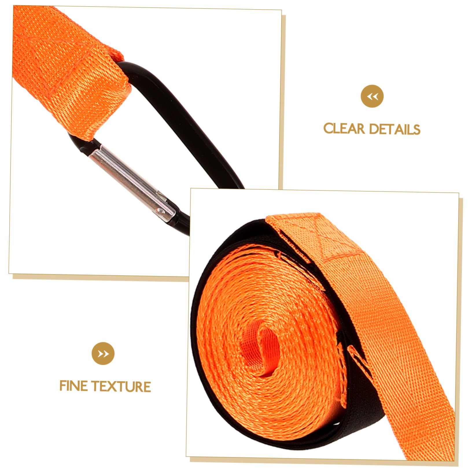 TOYANDONA Corde de Ski Sangles de Ski de Ski Sangle de Ski Enfant Sangle de Traction de Ski auxiliaire de Ski Laisse de Ski Métal