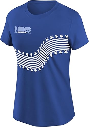 Outerstuff FIFA 2026 World Cup Women's Sublimated Soccer Top, Blue, Small
