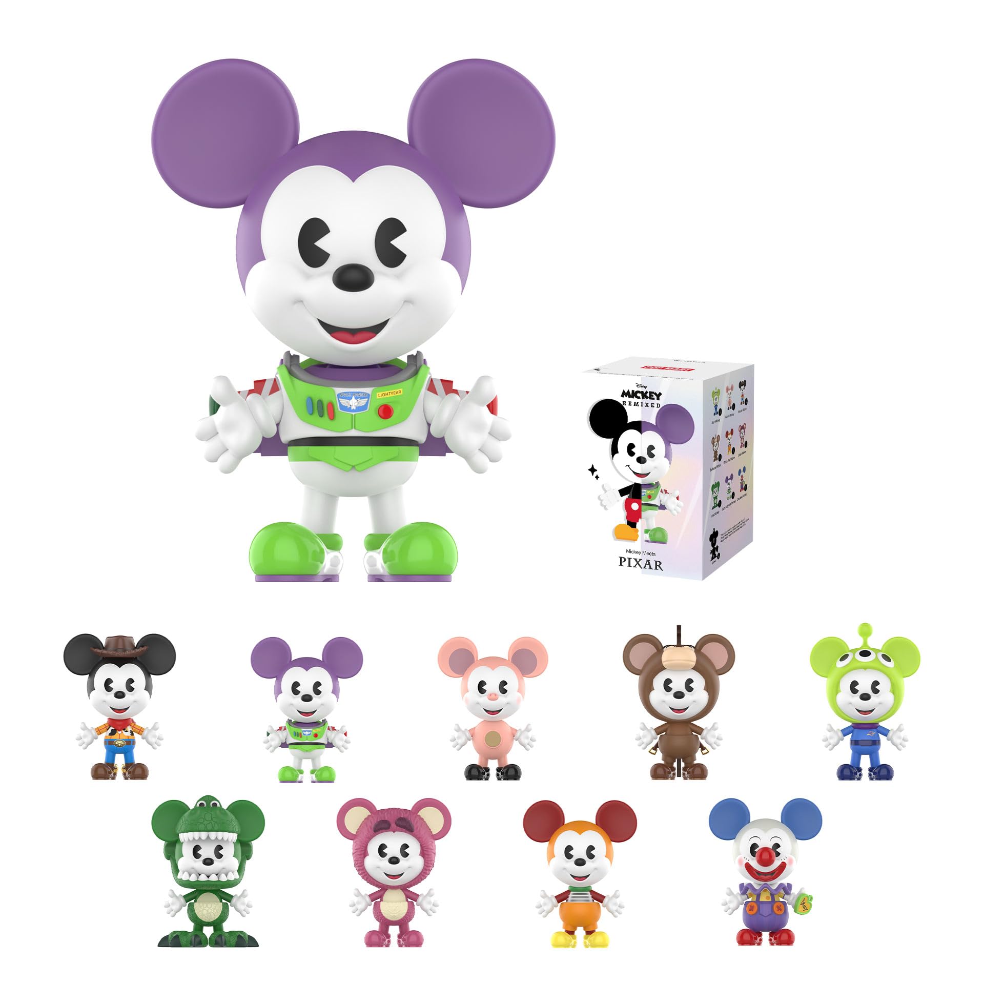 Amazon.com: POP MART Disney Mickey Remixed: Mickey Meets Pixar