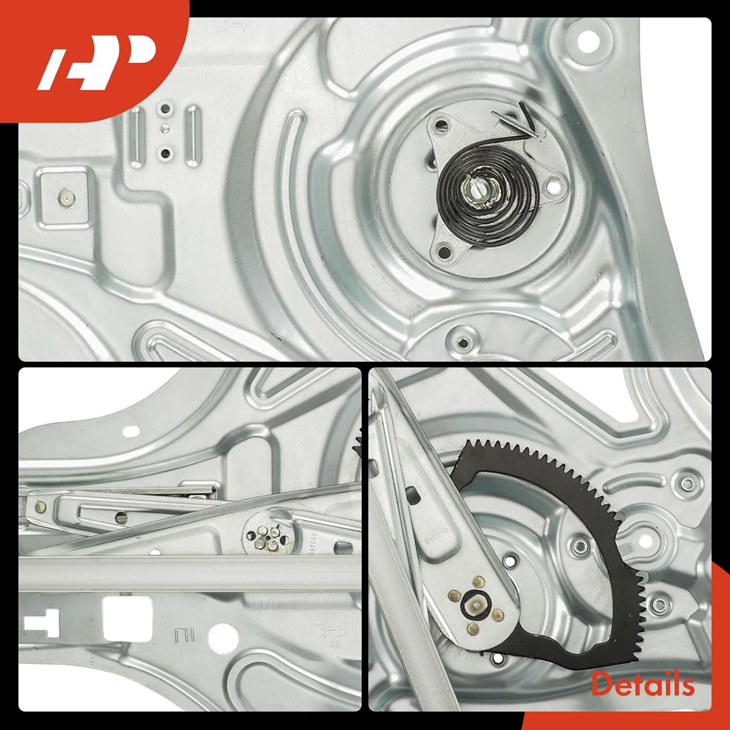 A-Premium Front Left Driver Side Electric Power Window Regulator Without Motor Compatible with Hyundai Tucson 2010-2017