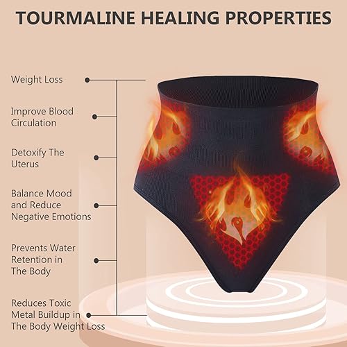 Miniatura 2 de Rednow Ropa interior de cintura alta para mujer, con control de abdomen, grafeno, panal de abeja, ajuste vaginal, moldeador de cuerpo, moldeador,