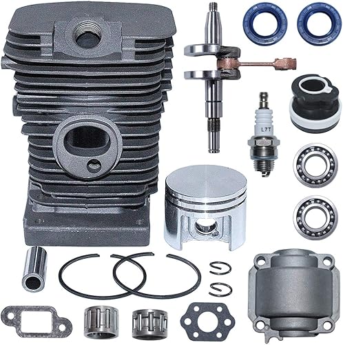 Miniatura 3 de 38MM para motosierra Stihl MS170 MS180 018 017 Cilindro del motor Cigüeñal Pistón, Cilindro, Pistón, Pin, Anillos, Circlip, Cojinete de aguja, Sello