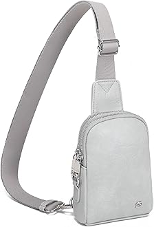 INICAT Travel Small Sling Bag Leather Crossbody Bags for Women Fanny Packs Cross Body Bag for Woman Cross Body Purses