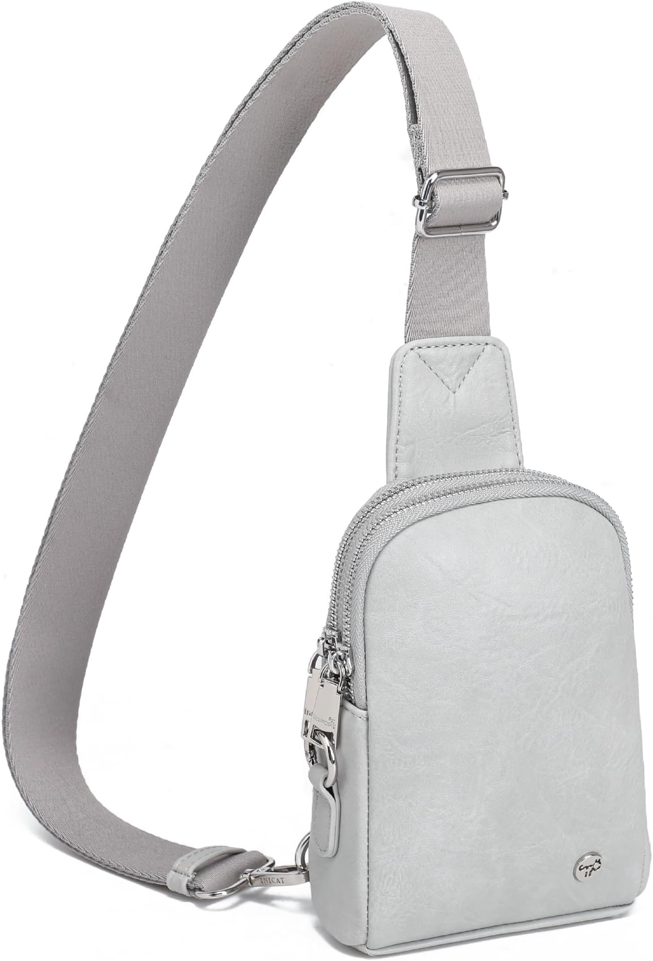 INICAT Travel Small Sling Bag Leather Crossbody Bags for Women Fanny Packs Cross Body Bag for Woman Cross Body Purses