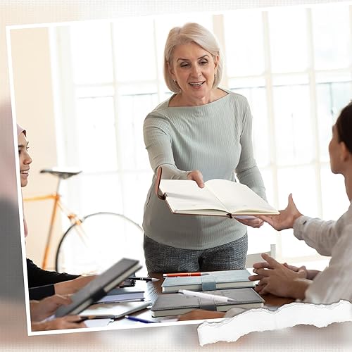 Miniatura 5 de Ctosree 48 piezas de regalos de agradecimiento a los empleados, diarios de cuero con bolígrafos A5, cuadernos motivacionales A5, juego de regalo