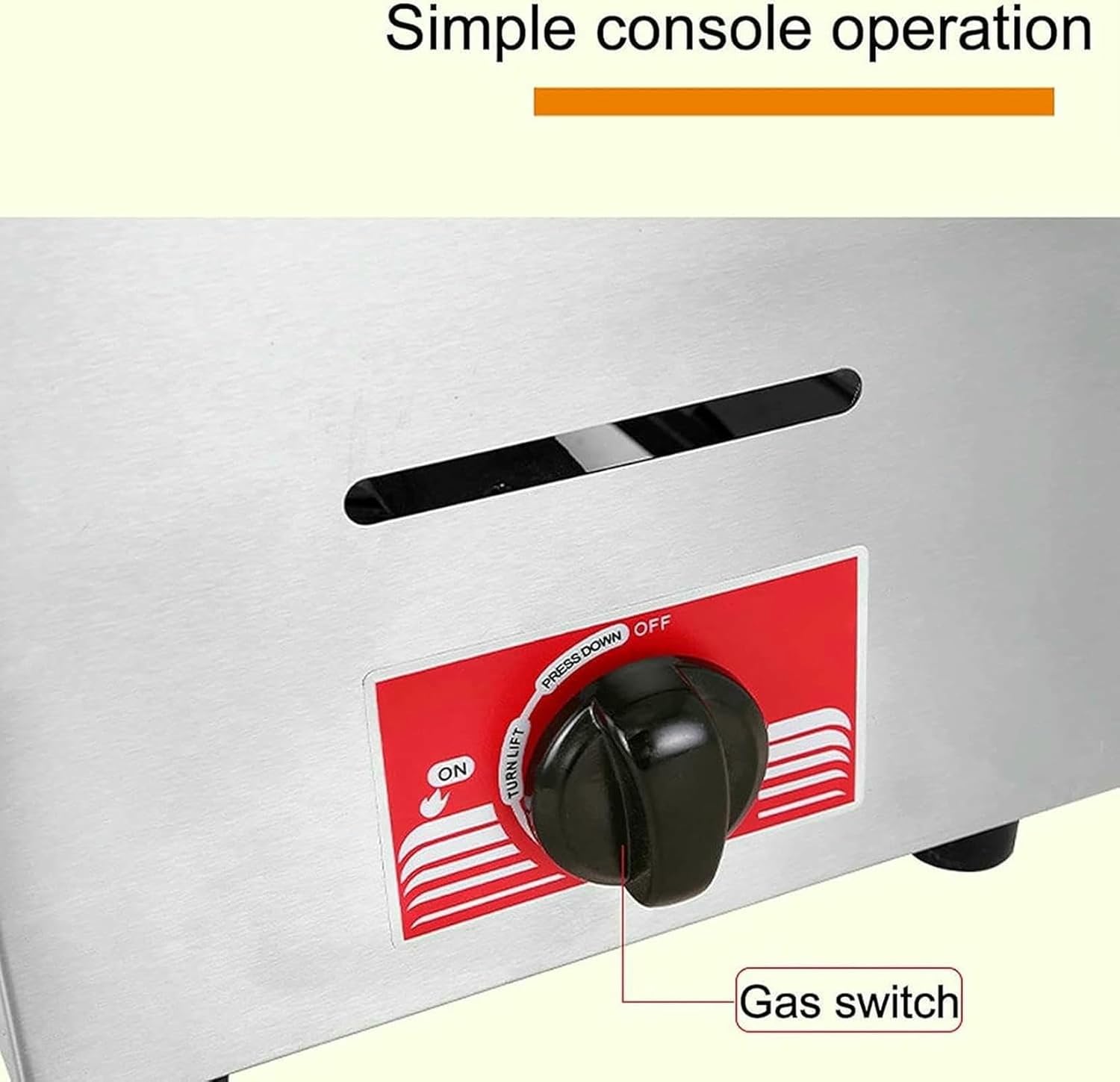 Commercial Fat Fryer Basket Commercial Gas Deep Fryer,10L/20L Single CylinderTwo-Cylinder Gas Fryer with Basket and Lid Stainless Steel Outdoor Cooker Commercial for Resta~/