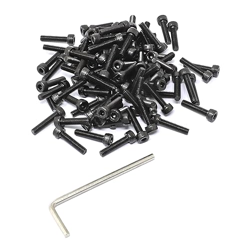 Miniatura 261 de iexcell 720 piezas de acero de aleación M4 x 6/8/10/12/16/20/25/30/35/40/45/50 de grado 12.9, tornillos de cabeza hexagonal, tornillos, arandelas