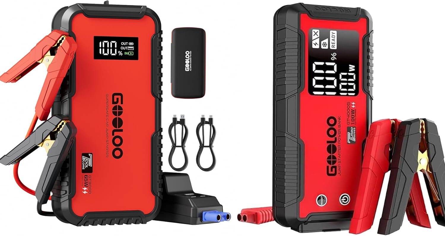 GOOLOO GT3000 Jump Starter & GT4000S Jump Starter