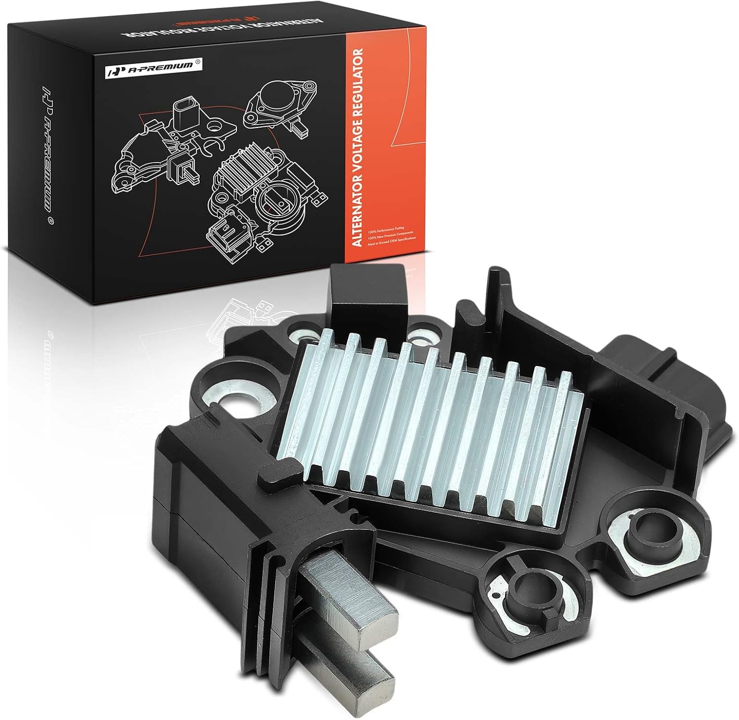 A-Premium Alternator Voltage Regulator Compatible with Ford F-150 F150 2010-2014, F-250 F-350 Super Duty 2011-2015, B-Circuit