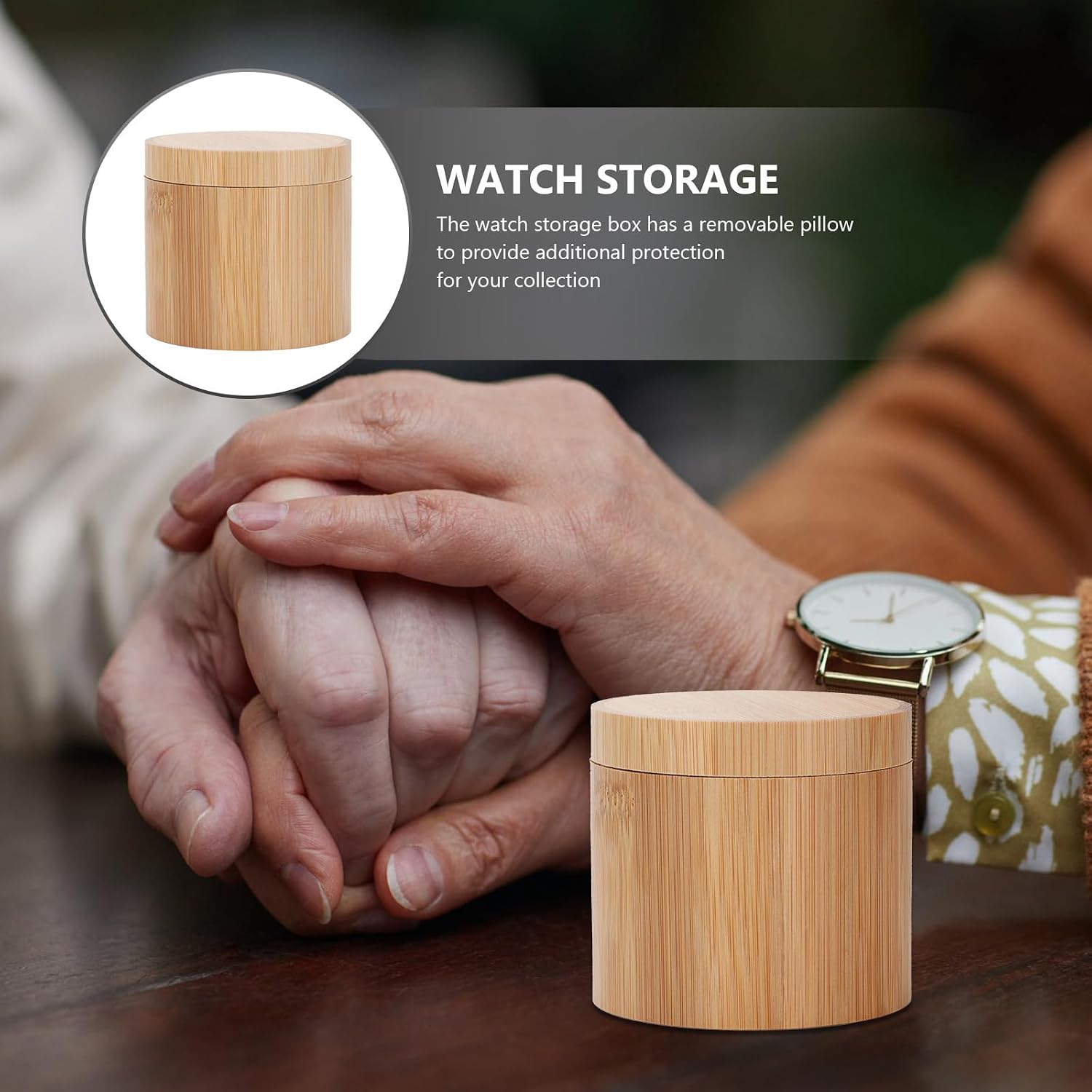Watch Packaging Box with Lid Simple Storage Case for Men’s Watches Eco-friendly Container and Packaging image 4