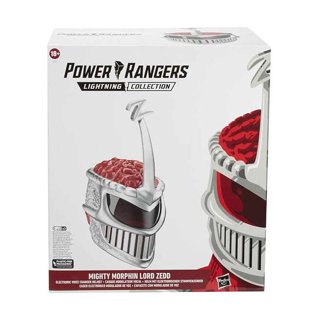 Foto 6 de 8 de Power Rangers - Lightning Collection - Casco de Lord Zedd - Casco Premium modulador de Voz para Juego de rol