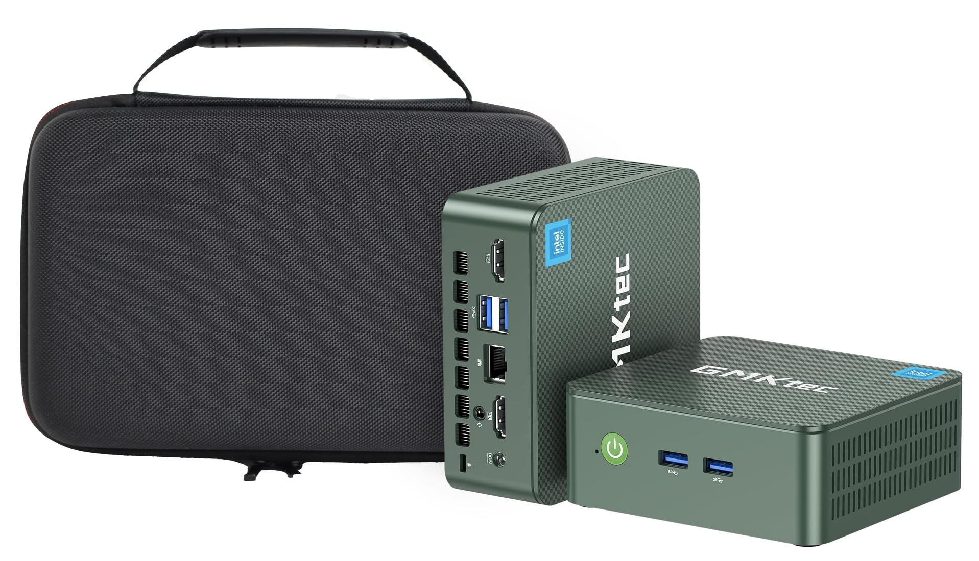 Funda protectora rígida de viaje compatible con GMKtec Mini PC N100 (solo funda)