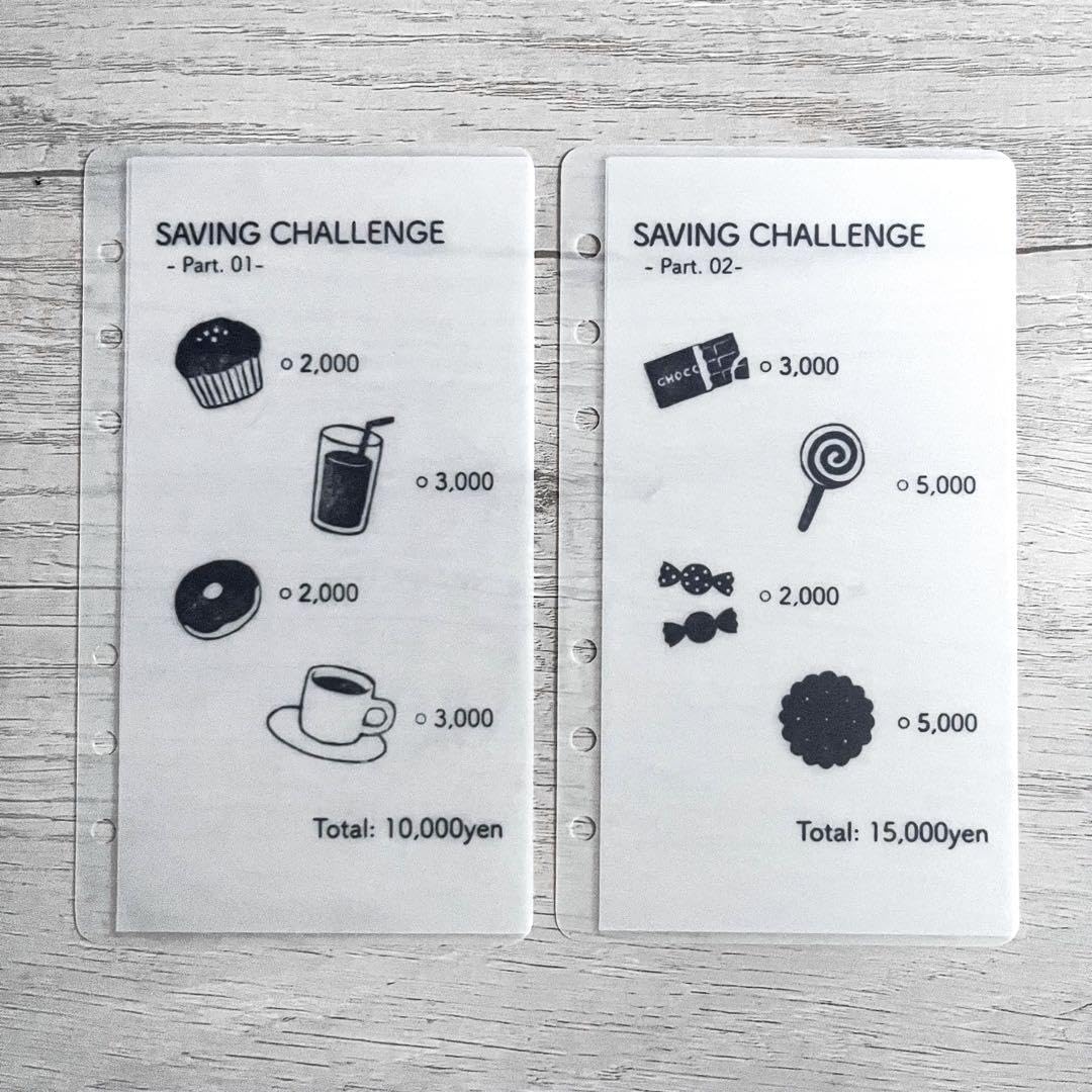 Amazon.co.jp: Savingリフィル A6 デザイン⑮ 貯金リフィル 予算
