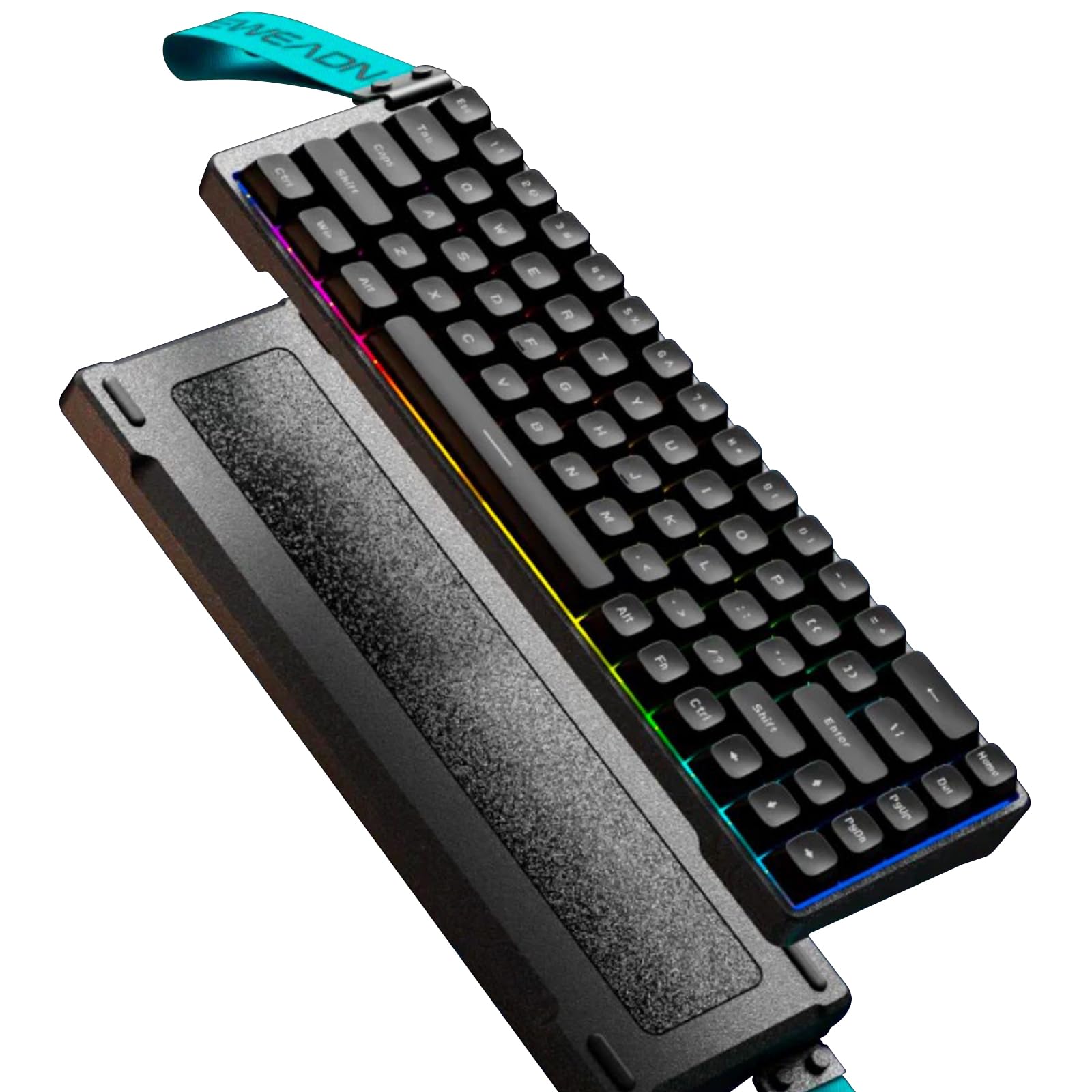 Hyekit EWEADN Tank68 Rapid Trigger Magnetic Switch Wired Gaming Mechanical Keyboard, Aluminum Alloy Shell, Adjustable Actuation, 8K Hz Polling Rate, Hall Effect Gasket-Mounted, RGB HotSwap